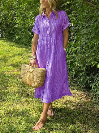 Brooklyn | Women’s Striped Shirt Dress