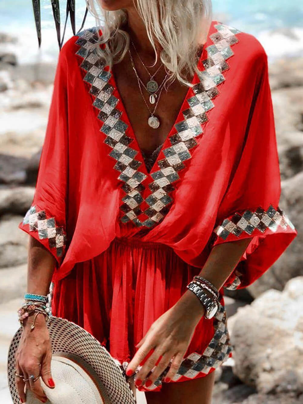 Thea | Bohemian Kimono Jumpsuit