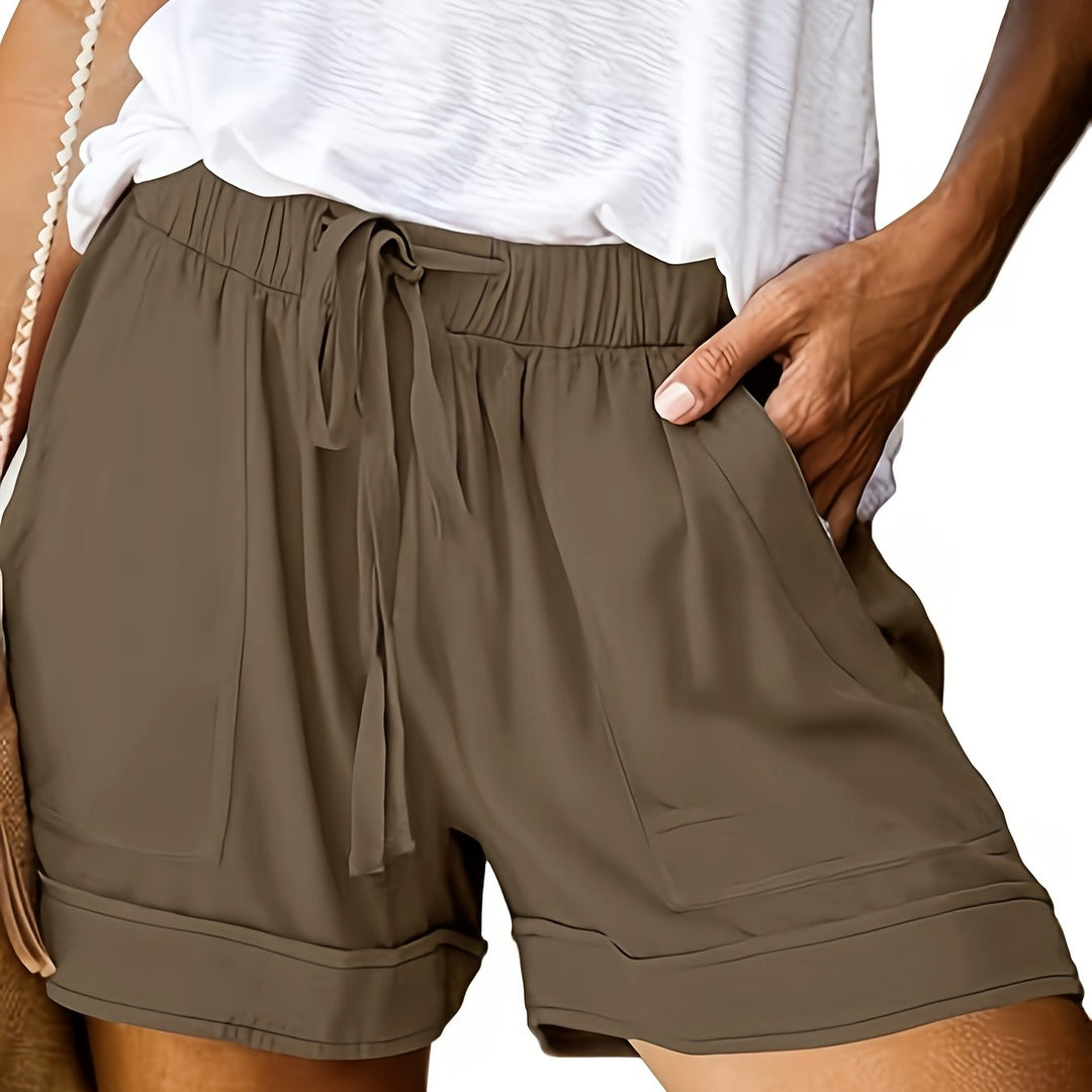 Aukje | Relaxte Short met Strikkoord