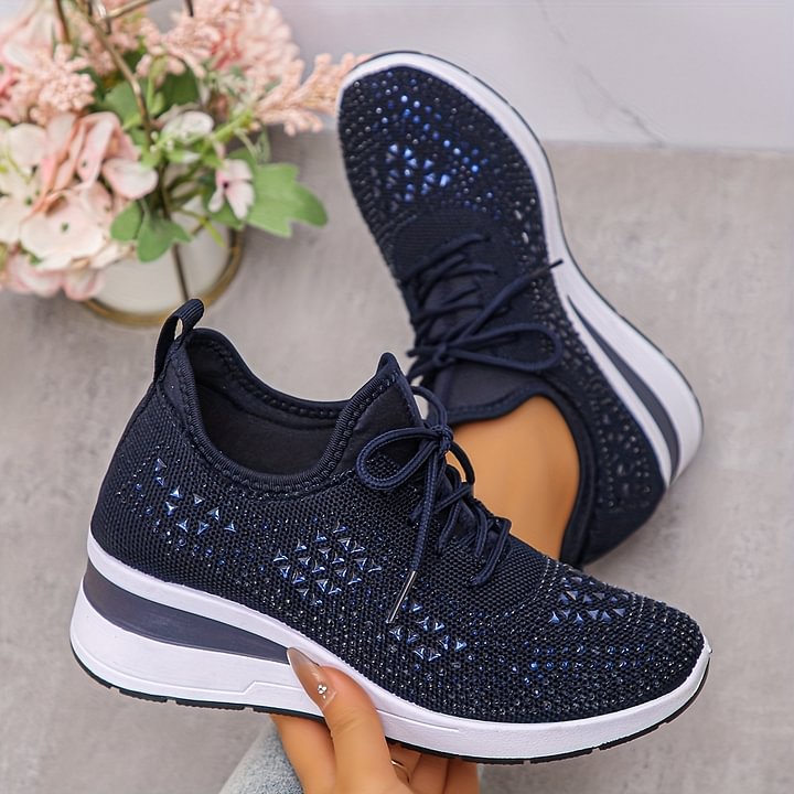 Marlies | Ondersteunende Sneakers met Strass