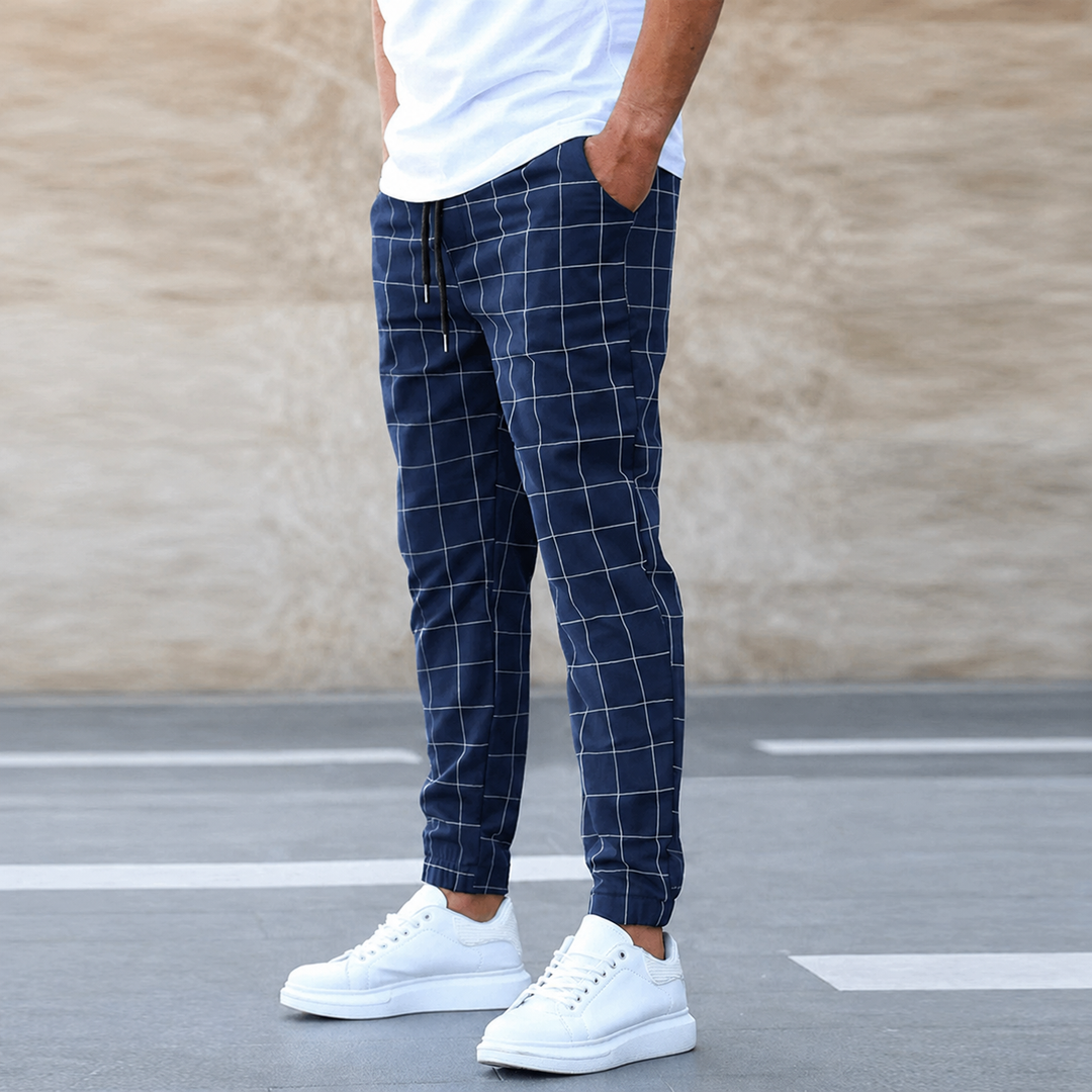 Nikki | Jogger met Ruitdessin