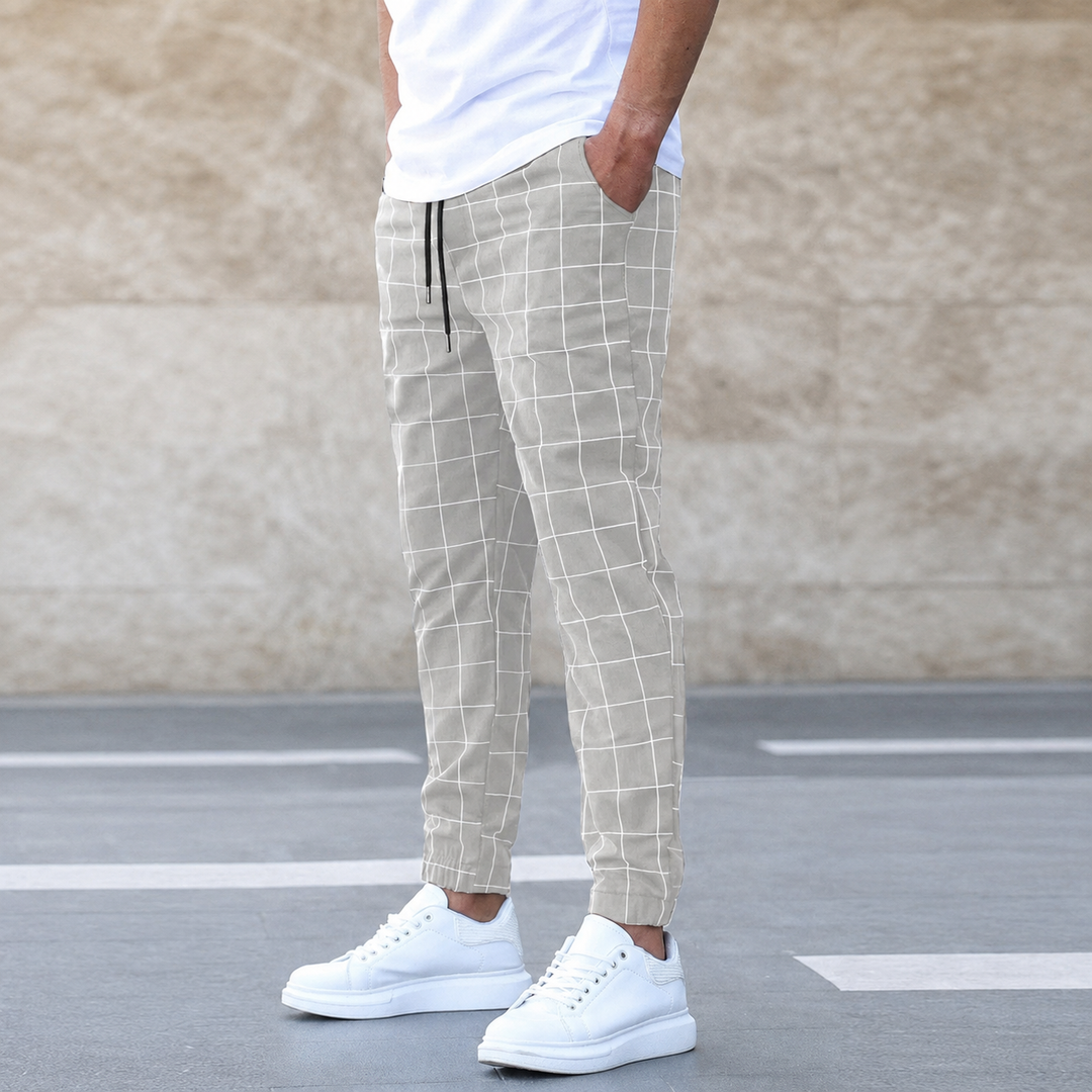 Nikki | Jogger met Ruitdessin