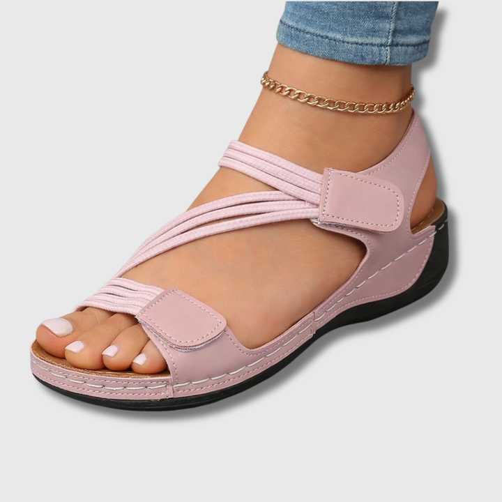Marieke | Lichtgewicht Sandalen met Klittenband