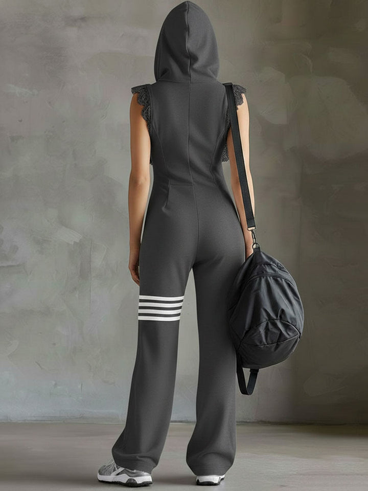 Margriet | Sportieve Jumpsuit met Capuchon