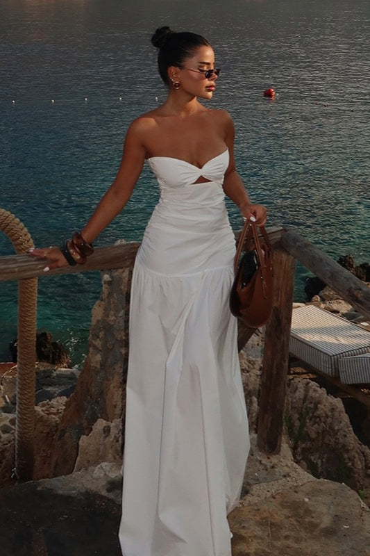 Janneke | Strapless Cut-Out Maxi-jurk