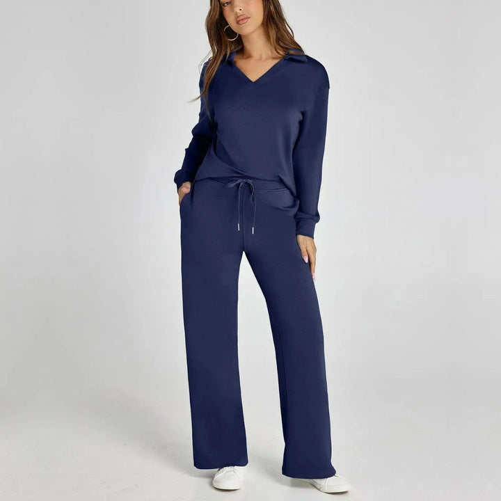 Mirthe | Zachte V-hals Tweedelige Set