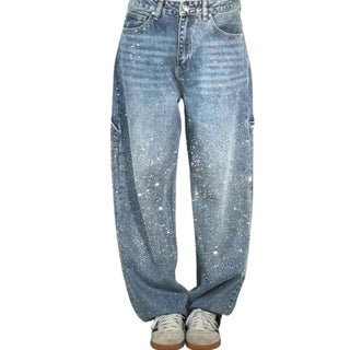 Amber | Women’s Rhinestone Embellished Flared Jeans