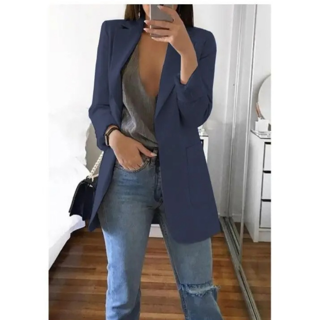 Tess | Lange Getailleerde Blazer