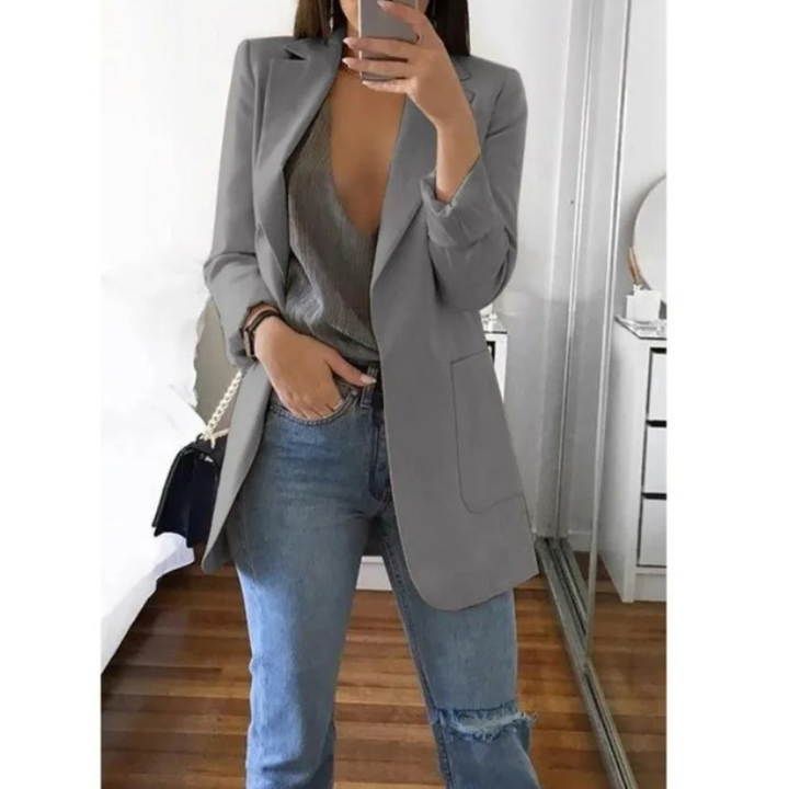 Tess | Lange Getailleerde Blazer