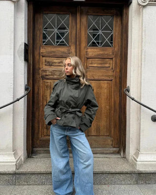 Ellie | Cropped Trench Coat