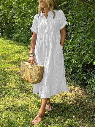 Gabrielle | Striped Button-Up