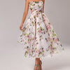Penelope | Women’s Elegant Floral Midi Dress
