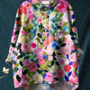 Jocelyn | Abstract Floral Print Button Front