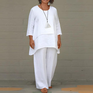 Emilia | Stylish 2-Piece Linen Set for Women