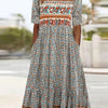 Joanna | Boho Print Midi