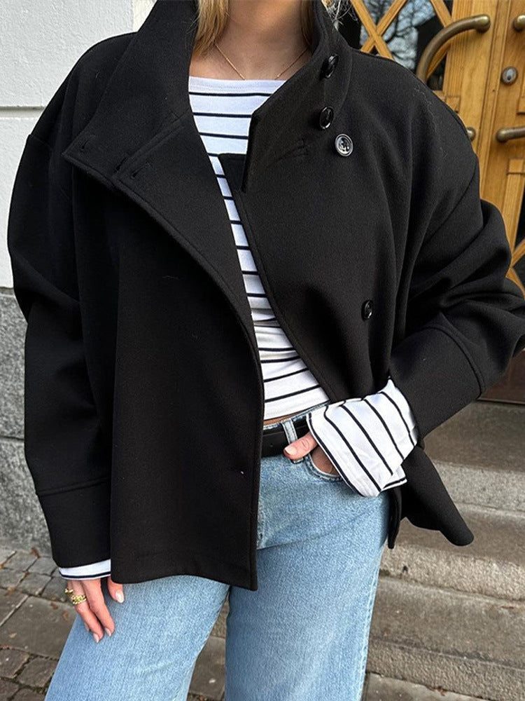 Marieke | Korte Double-Breasted Jas