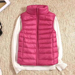 Zoey | Women's Ultra Light Down Vest Warm & Lightweight