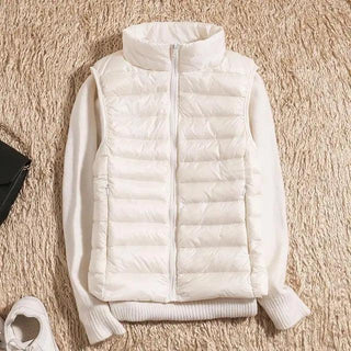 Zoey | Women's Ultra Light Down Vest Warm & Lightweight