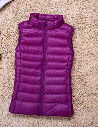 Zoey | Women's Ultra Light Down Vest Warm & Lightweight