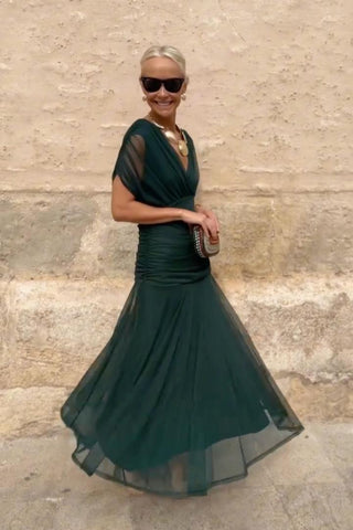 Lorenza | Elegant Maxi Wedding Guest Dress