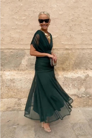 Lorenza | Elegant Maxi Wedding Guest Dress