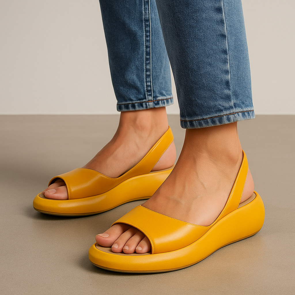 Petronella | Orthopedische Sandalen met Sleehak