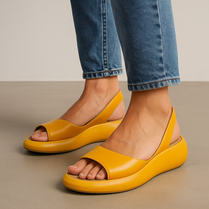 Petronella | Orthopedische Sandalen met Sleehak