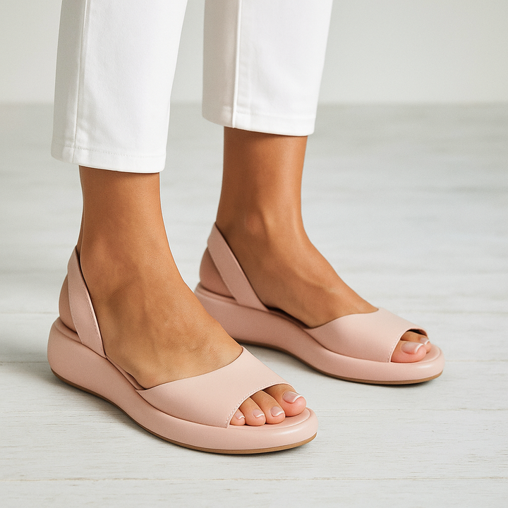 Petronella | Orthopedische Sandalen met Sleehak