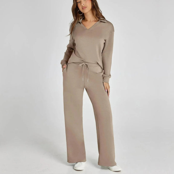 Mirthe | Zachte V-hals Tweedelige Set