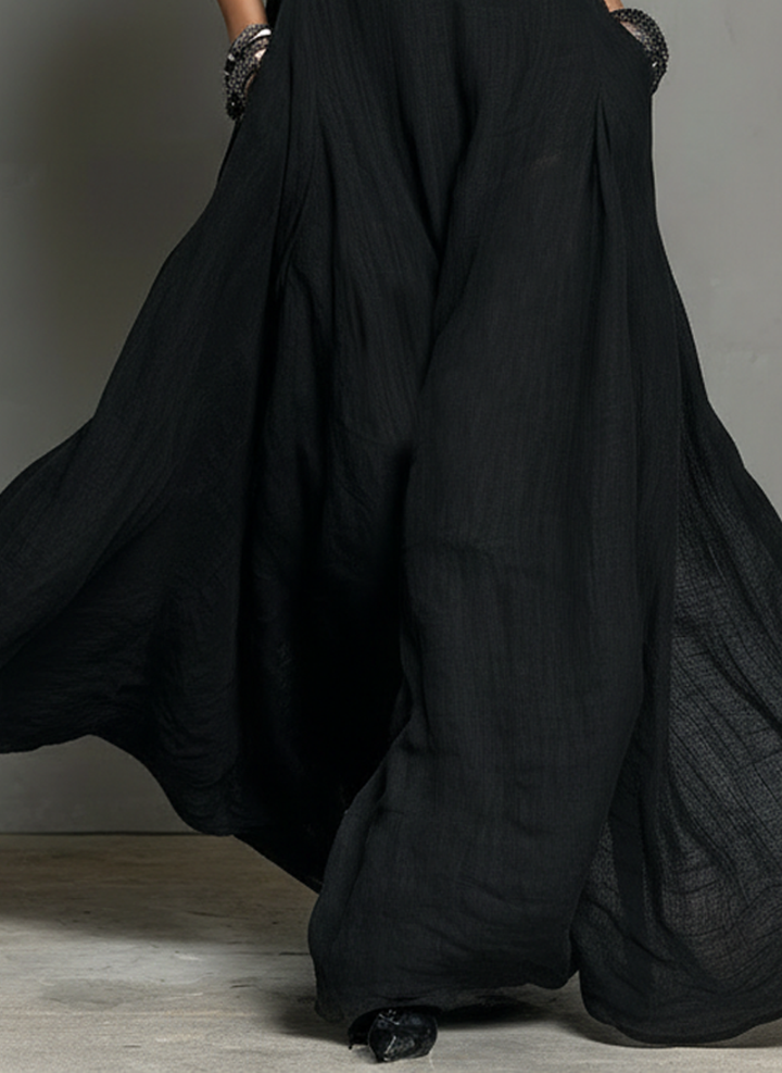 Fien | Minimalistische Halter Maxi-jurk