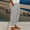 Sharon | Comfortable Striped Loose Fit Summer Pants