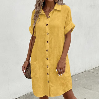 Brooklyn | Cotton Polo Shirt Dress