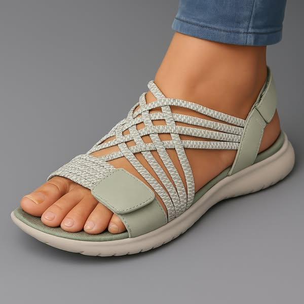 Annemarie | Sandalen met Gevlochten Bandjes
