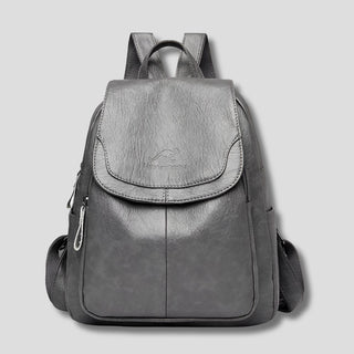 Caroline | Anti-Theft Leather Backpack for Stylish Women