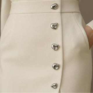 Nina | Sleeveless Side Button Midi