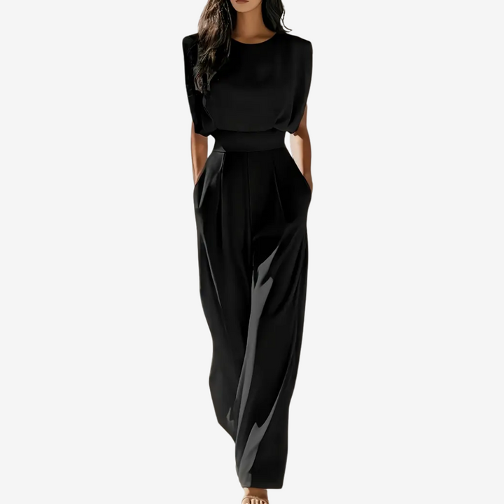 Julia | Minimalistische Jumpsuit met Tailleaccent
