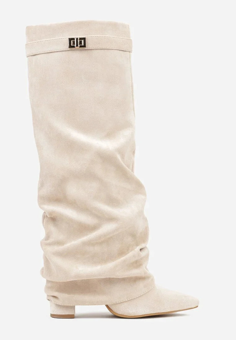 Fardau | Slouchy Laarzen met Spitse Neus