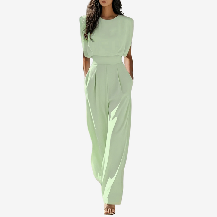Julia | Minimalistische Jumpsuit met Tailleaccent