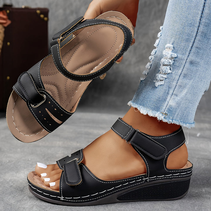 Ursel | Comfortabele Sandalen met Sleehak