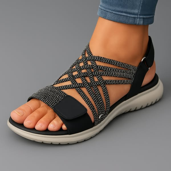 Annemarie | Sandalen met Gevlochten Bandjes