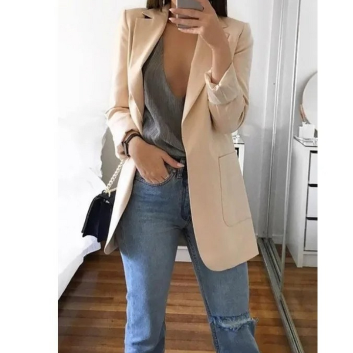 Tess | Lange Getailleerde Blazer