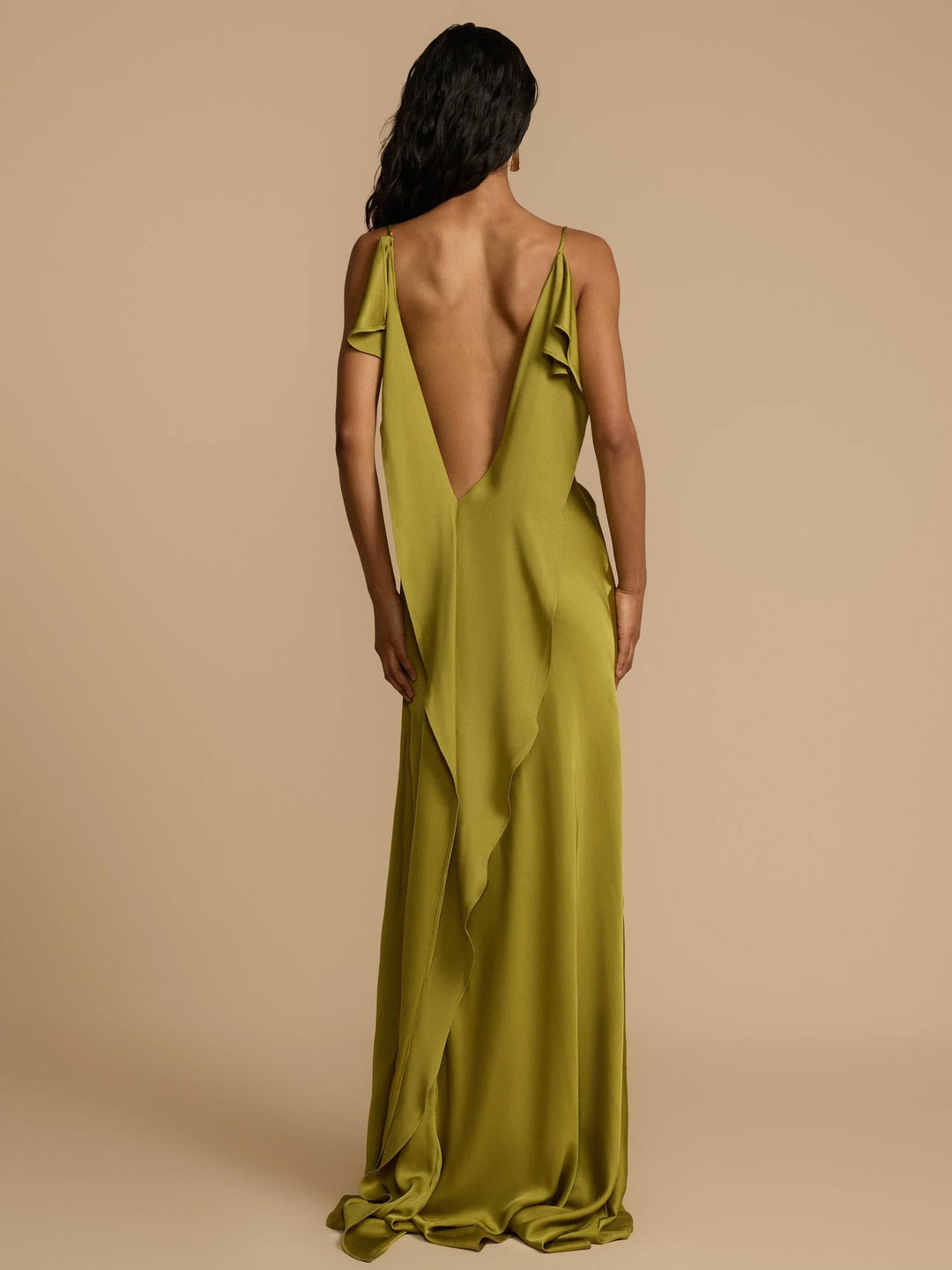 Doutzen | Satijnen Maxi-jurk met Hoge Split