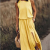 Minerva | Sleeveless Maxi Gown