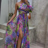 Lyra | Women’s Floral Maxi Dress with Slit
