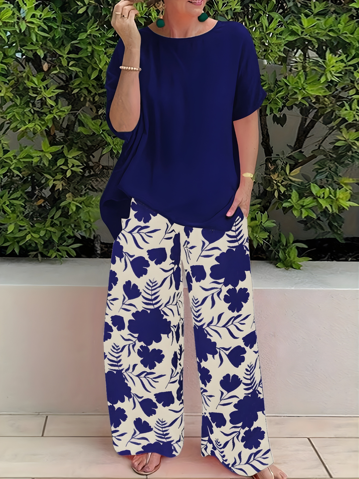 Veerle | Luchtige Tweedelige Set met Print