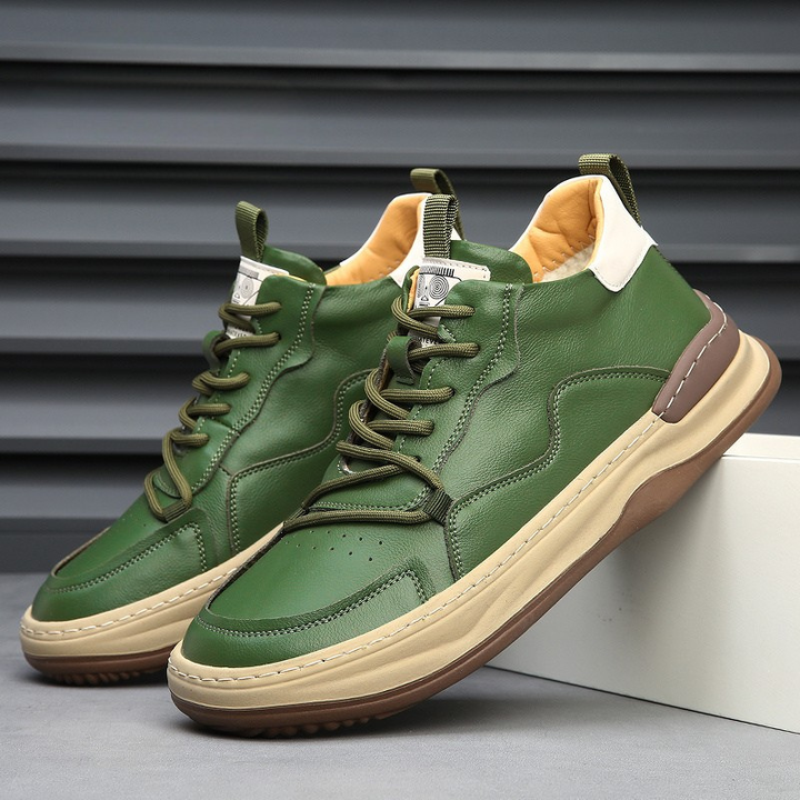 Valentijn | Leren Sneakers met Comfortzool