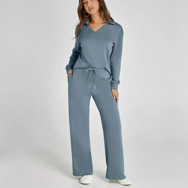 Mirthe | Zachte V-hals Tweedelige Set