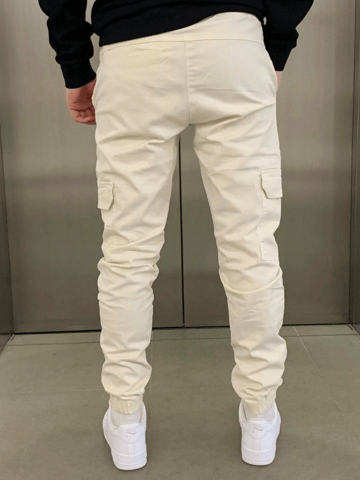 Laurens | Tapered Broek met Zijzakken