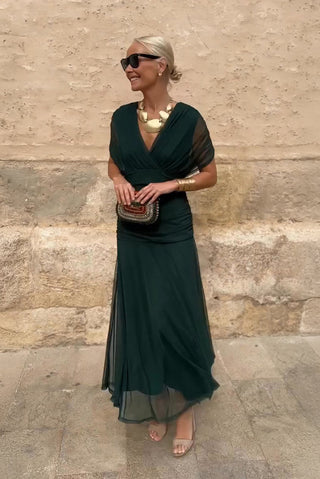 Lorenza | Elegant Maxi Wedding Guest Dress