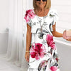 Mia | Ruffled Floral Pleated Dress
